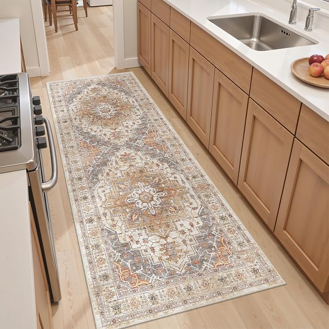 befbee Washable Runner Rug 2x6 Hallway Runner Rug Ultra-Thin Kitchen Rug Non - Image 7