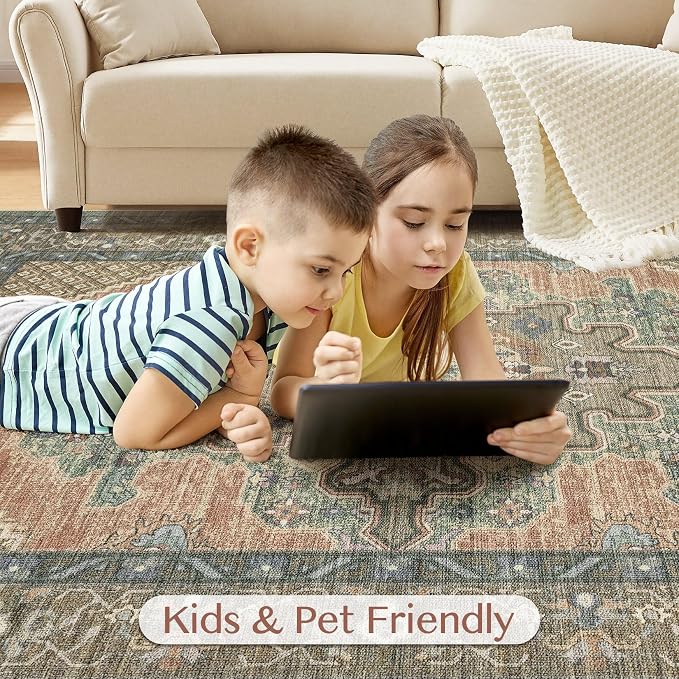 Tortania Area Rug Living Room Rugs - Image 5
