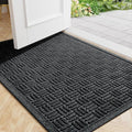 Mibao Front Door Mat Outdoor Entrance, Waterproof Dirt Trapper Doormat by Mibao