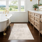 HAOYUNLAI 2x3 Entryway Area Rug: Washable Kitchen Bedroom Carpet Soft Abstract - Image 4