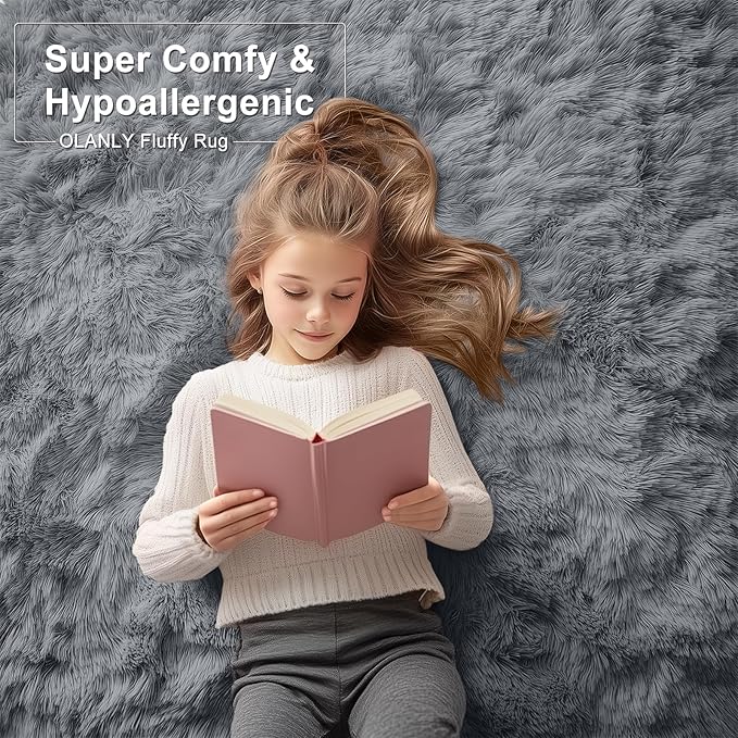 OLANLY 7x11 Machine Washable Large Area Rugs - Image 6