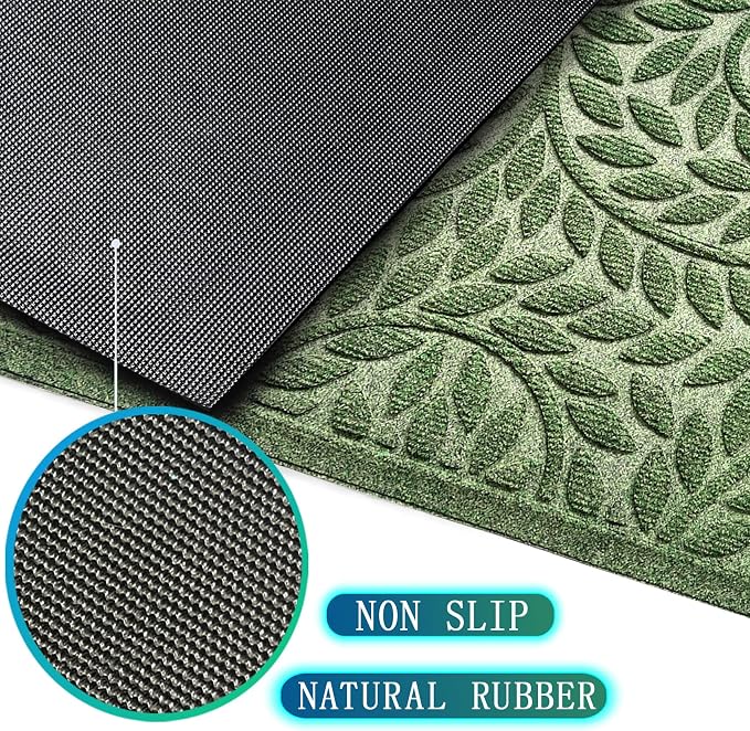 Bulijojo Front Door Mat Entrance, Durable Heavy Duty Welcome Mat, Thick - Image 5