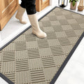 OLANLY Front Door Mat Outside Entrance 59x23, Heavy Duty Sturdy Natural Rubber by OLANLY