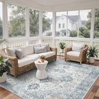 GENIMO Outdoor & Indoor Area Rug 9'x12', Waterproof, Non-Shedding, Easy Cleaning - Image 3