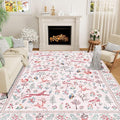 DUKINO 8x10 Rug, Washable Animal Living Room Rug by DUKINO