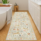 DUKINO 2.6x8 Rug for Hallway, Washable Kitchen Runner Rug - Image 9