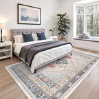 zesthome 7x9 Area Rugs for Living Room, Non-Slip Backing Washable Rugs - Image 9