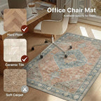 36"x48" Office Chair Mat for Hardwood Tile Floor, Under Desk Carpet Protector - Image 3