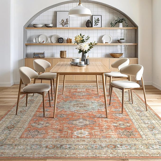 Vintage Living Room Area Rug 5x7 - Image 7