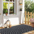 SAND MINE Waterproof Outdoor Rug, Plastic Reversible Rug, Modern Area Rug - Image 5