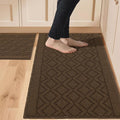 COSY HOMEER 48x20 Inch/30X20 Inch Kitchen Rug Mats Made of 100% Polypropylene 2 by COSYHOMEER