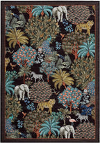 GarveeHome Jungle Animal Print Rug 6x9 Washable Area Rugs - Image 4