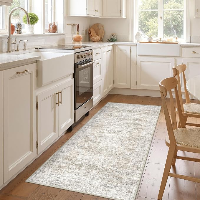 3x6 Runner Rug Non Slip, Thin Entryway Washable Rug - Image 4