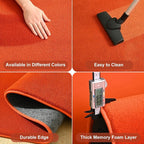 Amearea Large Modern Area Rugs for Bedroom Living Room, 6x9 Feet Orange - Image 5