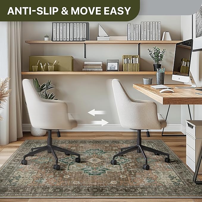 48"x60" Office Chair Mat for Hardwood Tile Floor, Under Desk Carpet Protector - Image 5