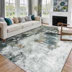 6x9 Area Rugs for Living Room Rug Washable: Abstract Rug for Dining Room - Image 9