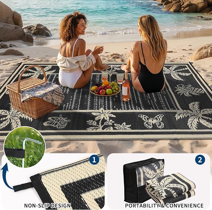 Garvee Outdoor Rug 5x8 Waterproof - Image 6