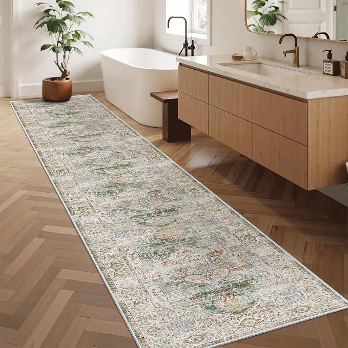 Madane Hallway Runner Rug 2x12, Extra Long Washable Runner Rugs - Image 8