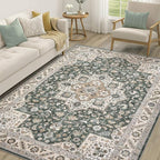 Vintage Living Room Area Rug 6x9 by COTILED