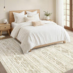 Nakagishi 6x9 Area Rugs Living Room: Washable Boho Large Neutral Modern Soft - Image 5