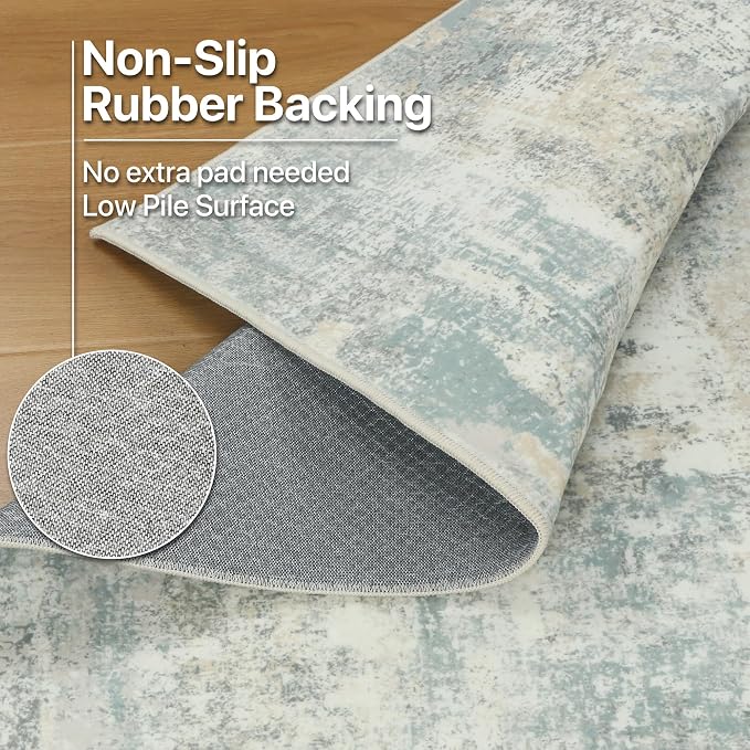 BEIMO Area Rugs 6x9 for Living Room Bedroom, Modern Abstract Machine Washable - Image 7