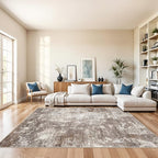 7x7 Area Rug Square Washable – Non-Slip Soft Indoor Carpet by BYYVOORugsforYourHome