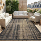 MontVoo Outdoor Rug Waterproof 6x9 ft Outdoor Carpet Patio Rug Mat Reversible by MontVoo