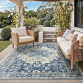 GENIMO Outdoor & Indoor Area Rug 5'x8', Waterproof, Non-Shedding, Easy Cleaning by GENIMO