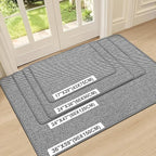 Ultra Thin Door Mat Indoor Entrance 24"x47", Low-Profile Indoor Door Mat - Image 2