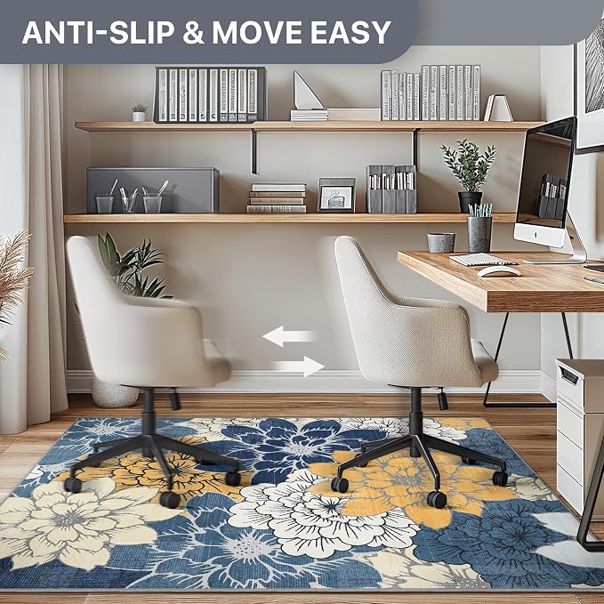 36"x48" Office Chair Mat for Hardwood Tile Floor, Under Desk Carpet Protector - Image 4