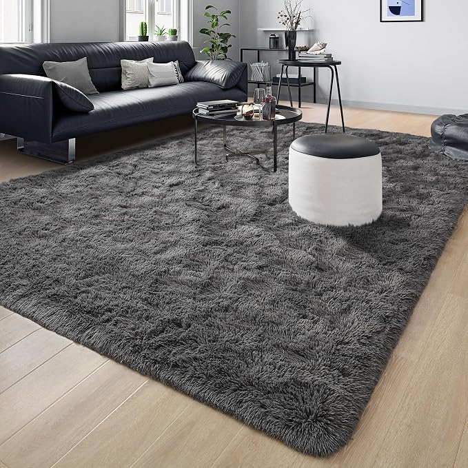 Tepook Fluffy Large Rugs for Living Room, 8x10 Area Rugs for Bedroom, Modern - Image 8