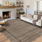 GarveeHome Scalloped Washable Rug 6x9 Area Rugs by GarveeHome