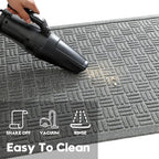 Mibao Front Door Mat Indoor Outdoor Entrance, Dirt Trapping Waterproof - Image 4
