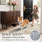 Abstract Washable Runner Rug 2x6, Hallway Rug Non-Slip, Woven Non-Shedding Thin - Image 9