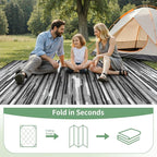 GENIMO Outdoor Rug for Patio Clearance, Reversible Plastic Straw Rugs for RV - Image 6