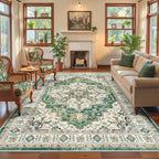 zesthome WashableRug 5x7 Area Rugs, Stain Resistant Rugs - Image 4