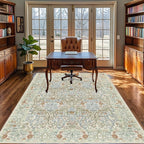 4x6 Area Rug for Bedroom Beside Rug, Laundry Room, Washable Non-Slip Low Pile - Image 2