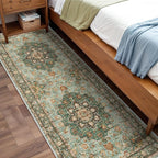 Washable Oriental Hallway Runner Rug - Image 3