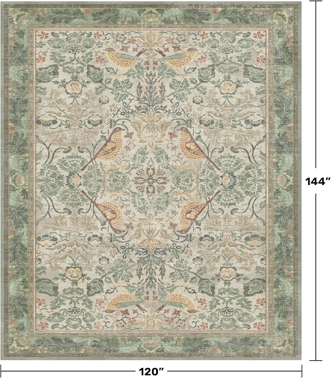 Botanical Sage Rug for Living Room - Image 2