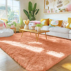 OLANLY Area Rugs for Living Room Bedroom, Machine Washable 4x5.9 ft Soft Fluffy - Image 3