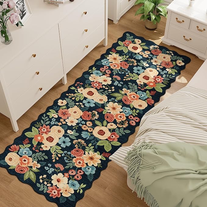 DUKINO 2x10 Runner Rug for Hallway, Washable Kitchen Rug - Image 3