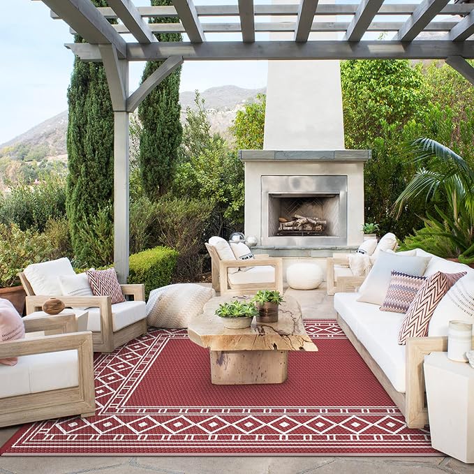 GENIMO Outdoor Rug Waterproof 6'x9' - Image 2