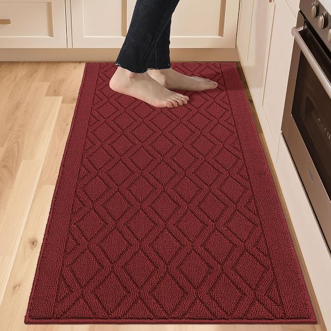 COSY HOMEER-Kitchen-Rugs-Non-Slip-Washable 24"x60" Absorbent Kitchen Runner by COSYHOMEER