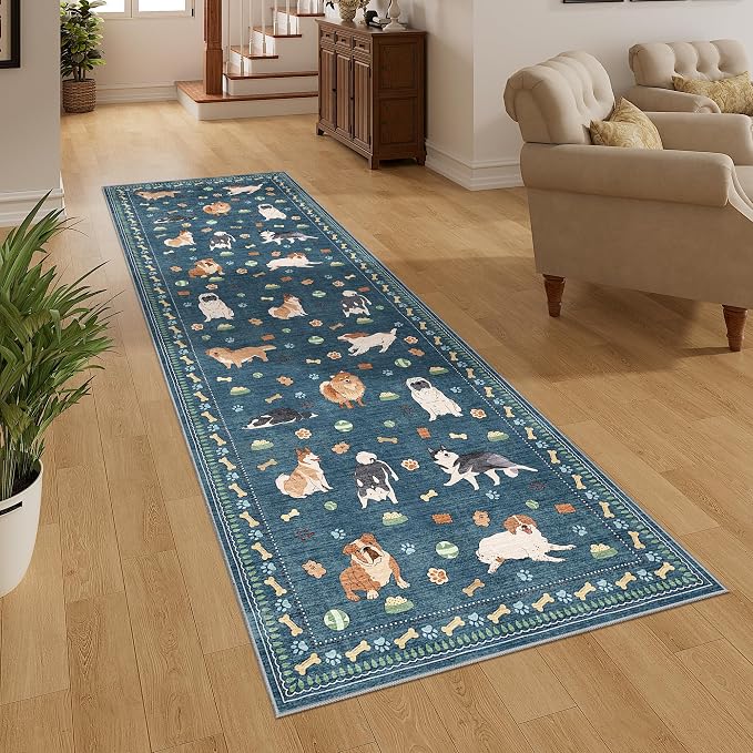DUKINO 2.6x8 Washable Runner Rug - Image 3