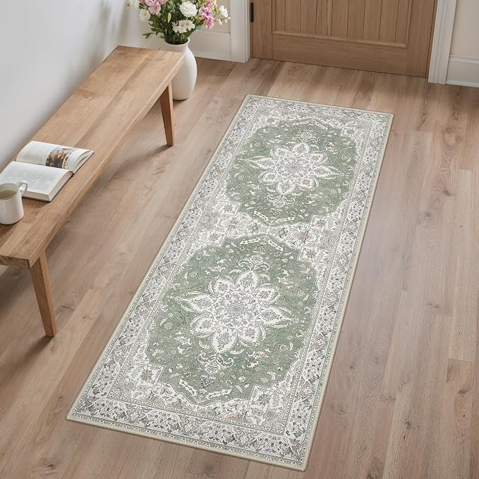 GENIMO Kitchen Rug Sets of 2, Non-Slip Washable Low-Pile Kitchen Mats - Image 4