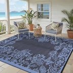 Garvee 5’x8’ Waterproof Patio Outdoor Rug, Outdoor Plastic Straw Rug - Image 9