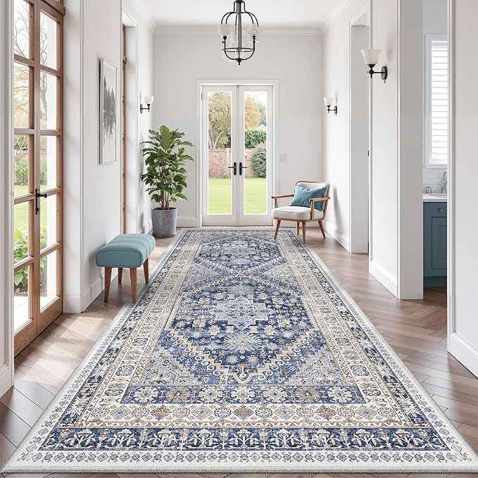 zesthome 4x10 Runner Rug, Washable Hallway Runner Rug by Zesthome