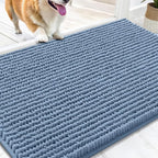 OLANLY Dog Door Mat for Muddy Paws 30x20, Ultra Absorbent Chenille Mud Doormat by OLANLY