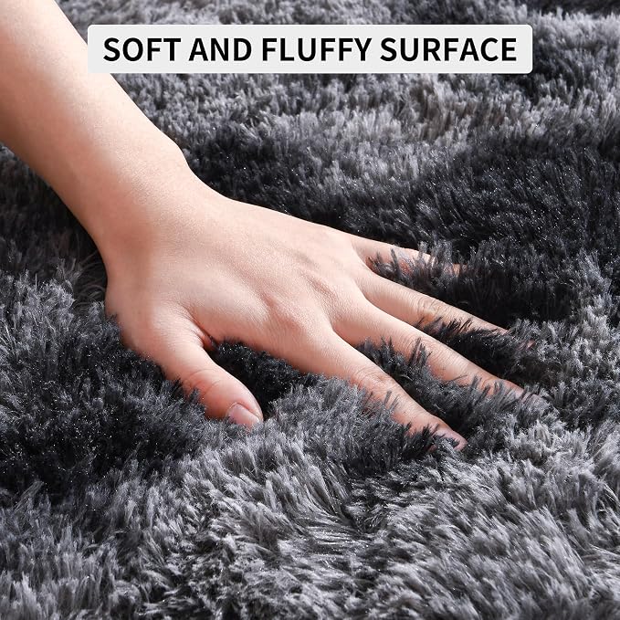 Tepook Fluffy Large Rugs for Living Room, Area Rug 6x9 Carpet for Bedroom - Image 7