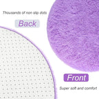 LOCHAS Bedroom Rug 2.6' x 5.3', Soft Oval Throw Rugs Carpet - Image 6